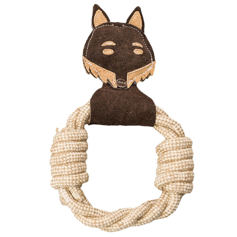 SPOT Juguete Dura-Fused Cuero Aro Bosque Perros (Diseños)