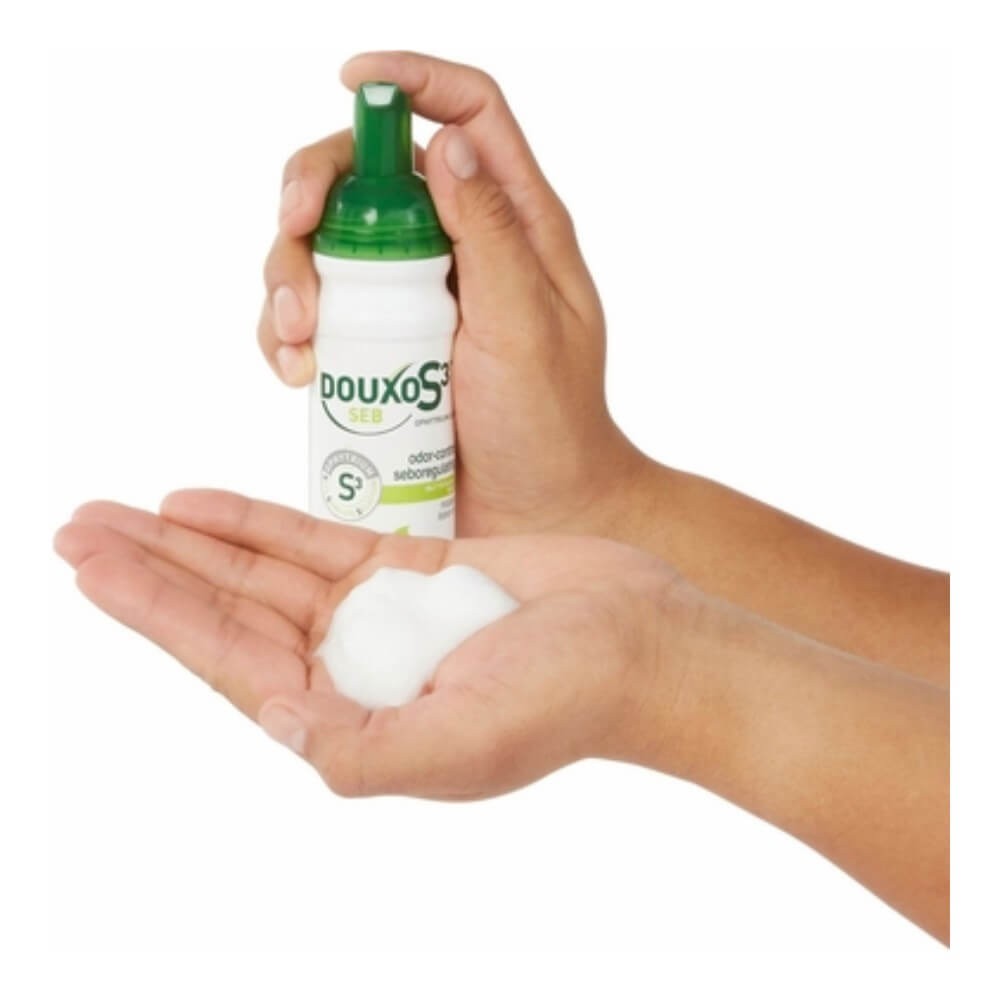 Douxo S3 Seb Mousse - Control Sebo Sin Enjuague en Perros y Gatos