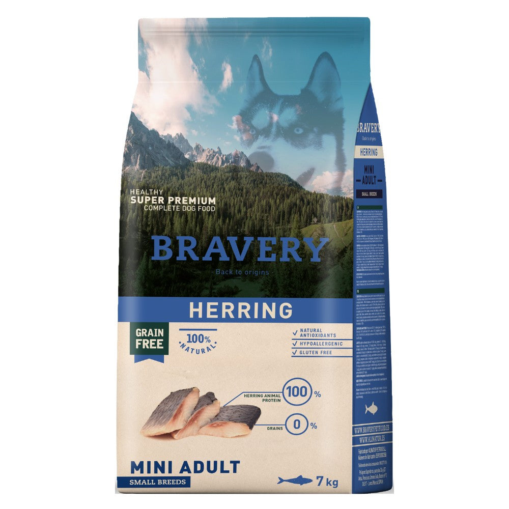 BRAVERY Mini Adult Small Breeds Arenque Perros