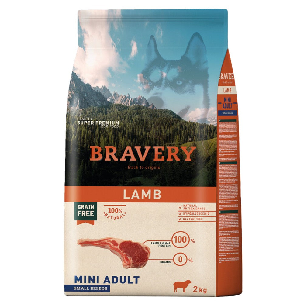 BRAVERY Mini Adult Small Breeds Cordero Perros