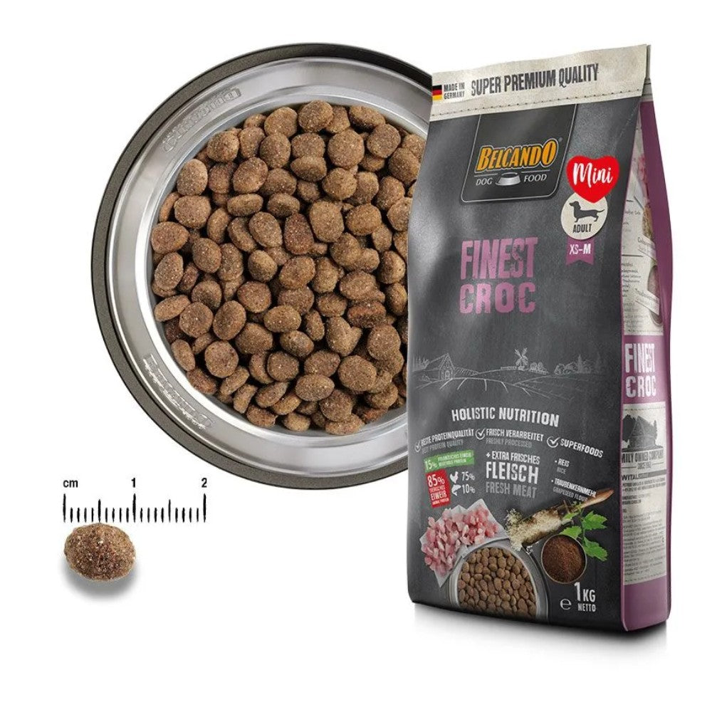BELCANDO Finest Croc Perros Adultos - Alimento Premium Crujiente