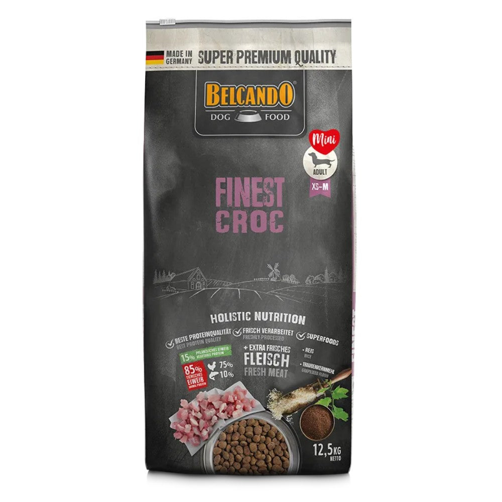 BELCANDO Finest Croc Perros Adultos - Alimento Premium Crujiente