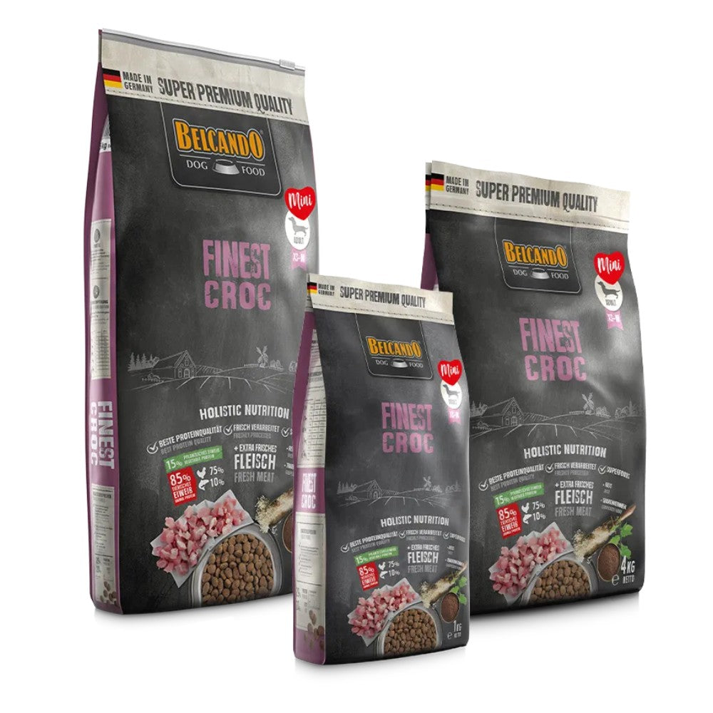 BELCANDO Finest Croc Perros Adultos - Alimento Premium Crujiente