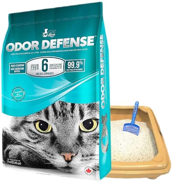 CAT LOVE Arena Sanitaria Aglutinante Odor Defense Gatos