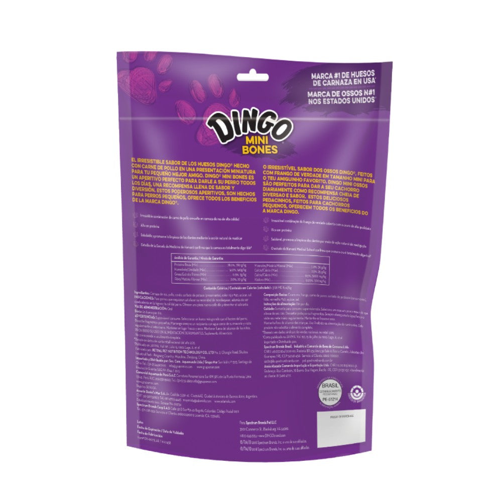 DINGO Mini Bones – Snacks Dentales para Perros