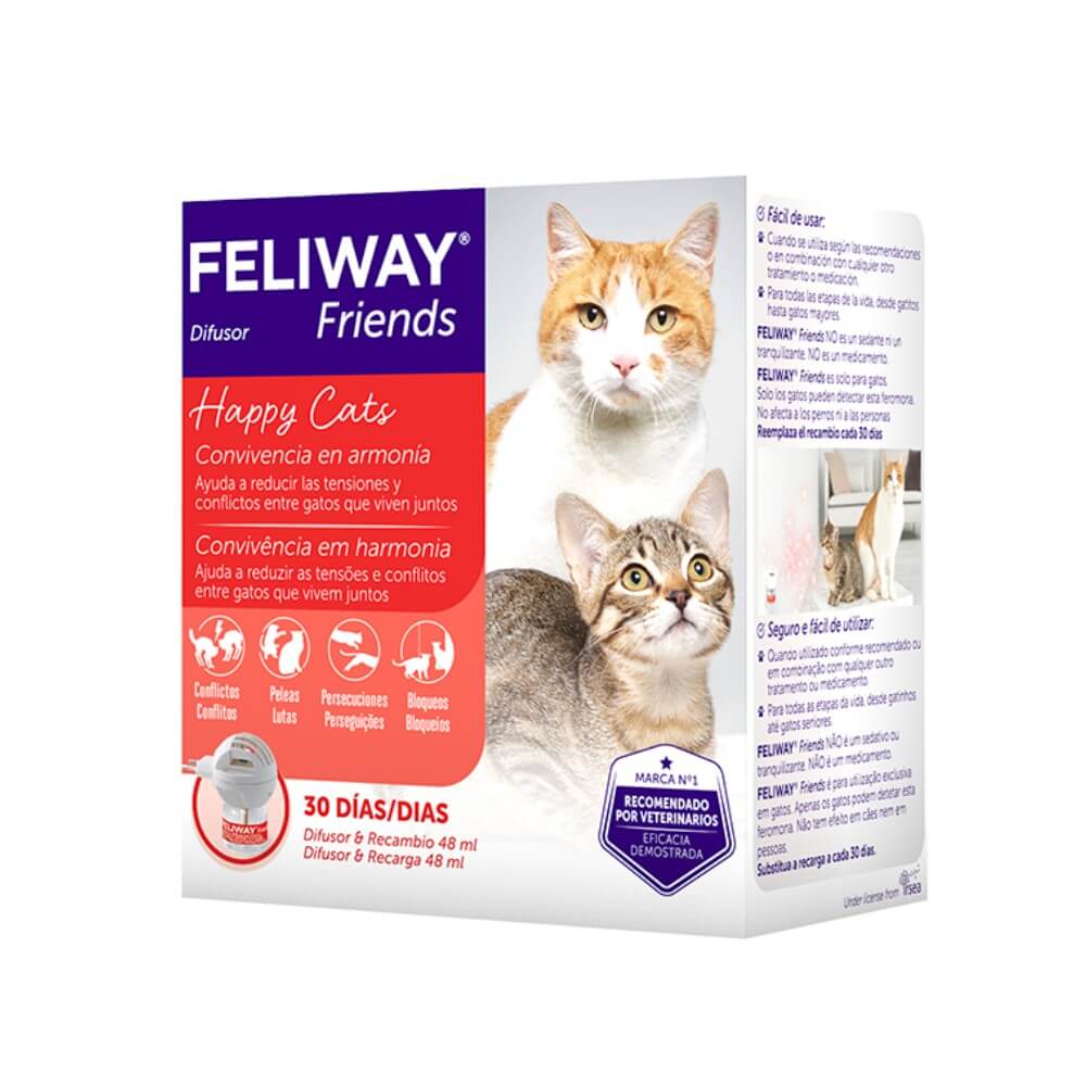 Feliway Friends Difusor + Repuesto Gatos 48 ML