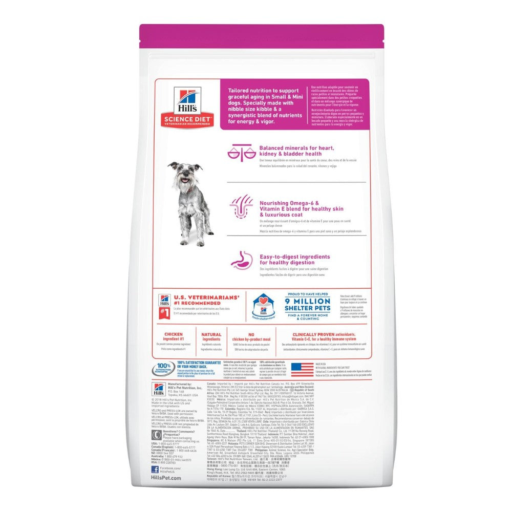 HILLS SCIENCE DIET Alimento para Perros adultos 7+ Razas pequeñas