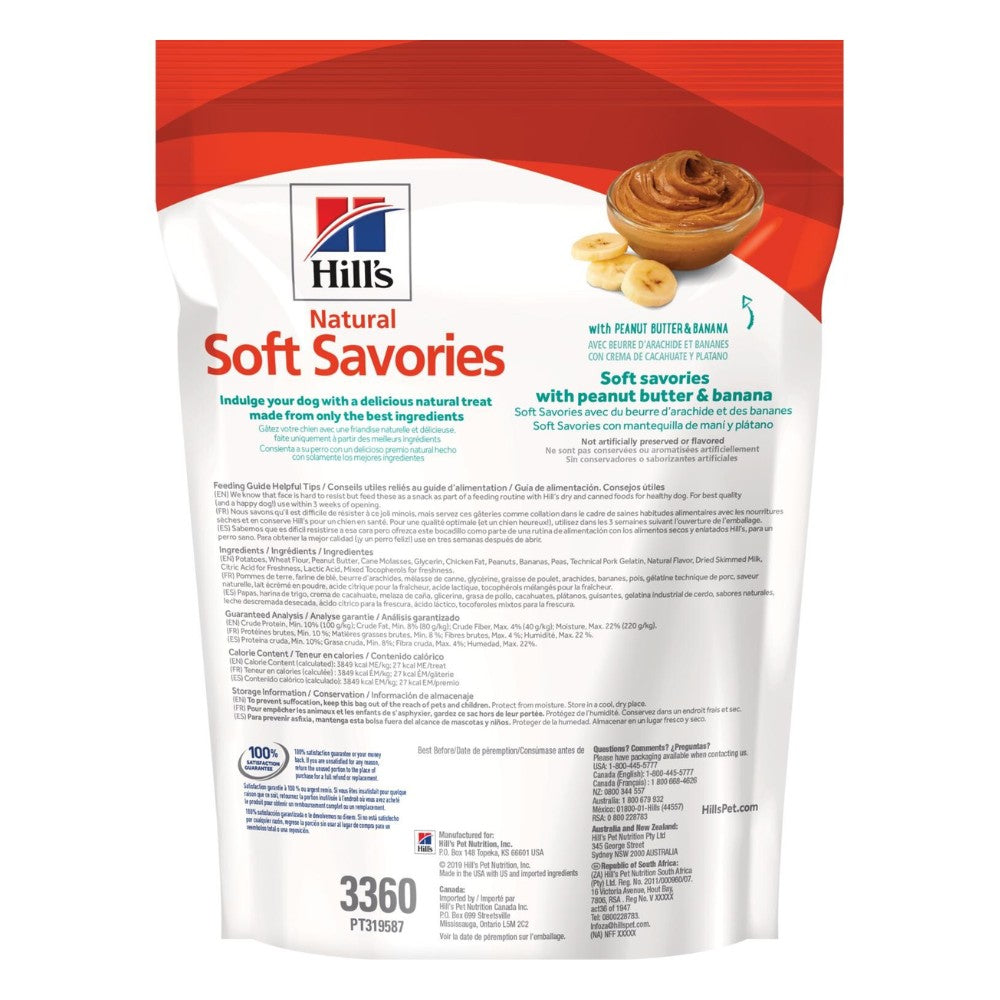 HILLS Natural Perros Soft Savories 3 Sabores Snacks Blandos