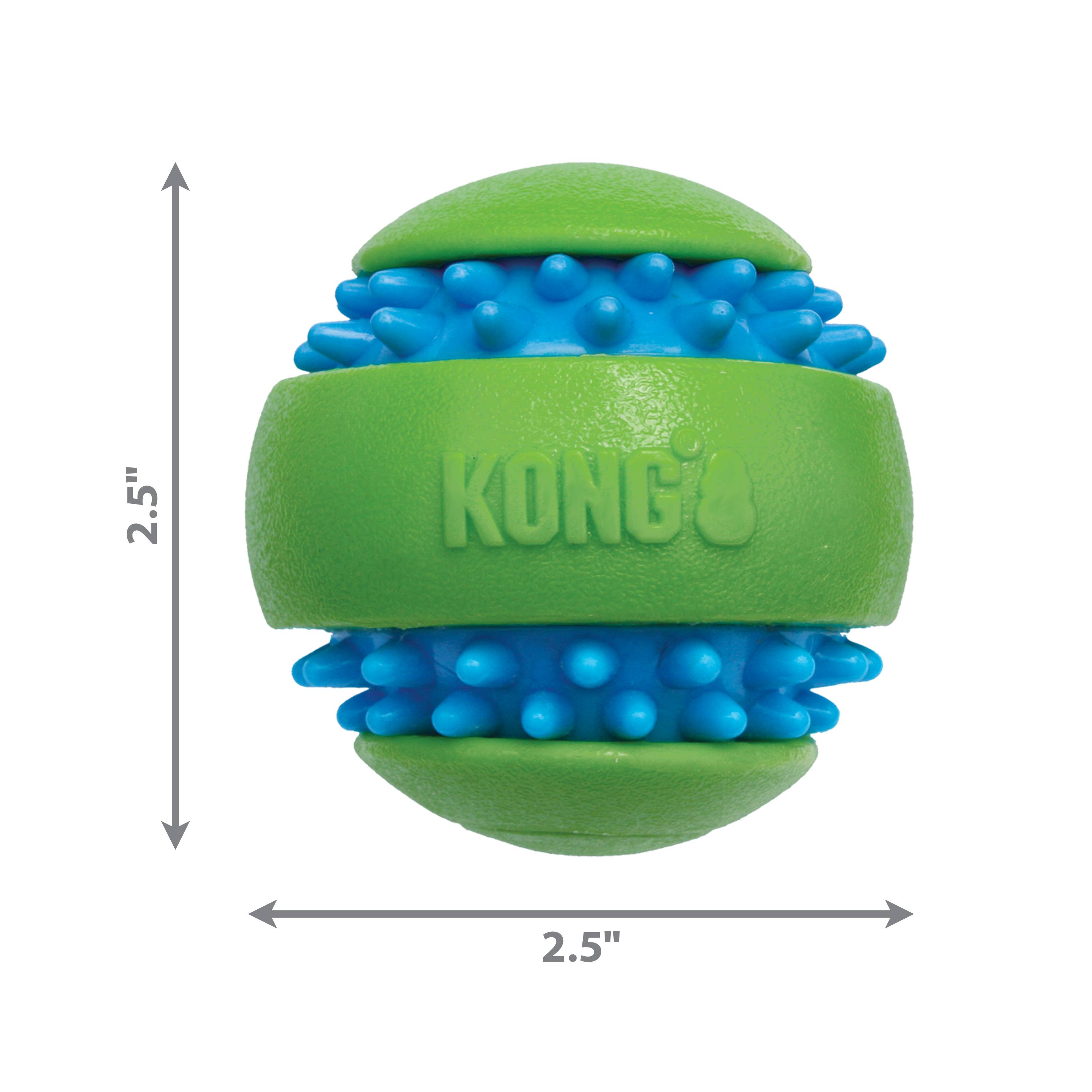 KONG Squeezz Goomz Ball Con Sonido Perros (Elige Talla)