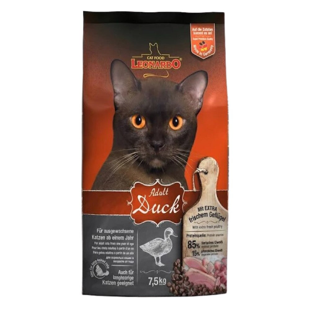 LEONARDO Adult Pato Alimento para Gatos