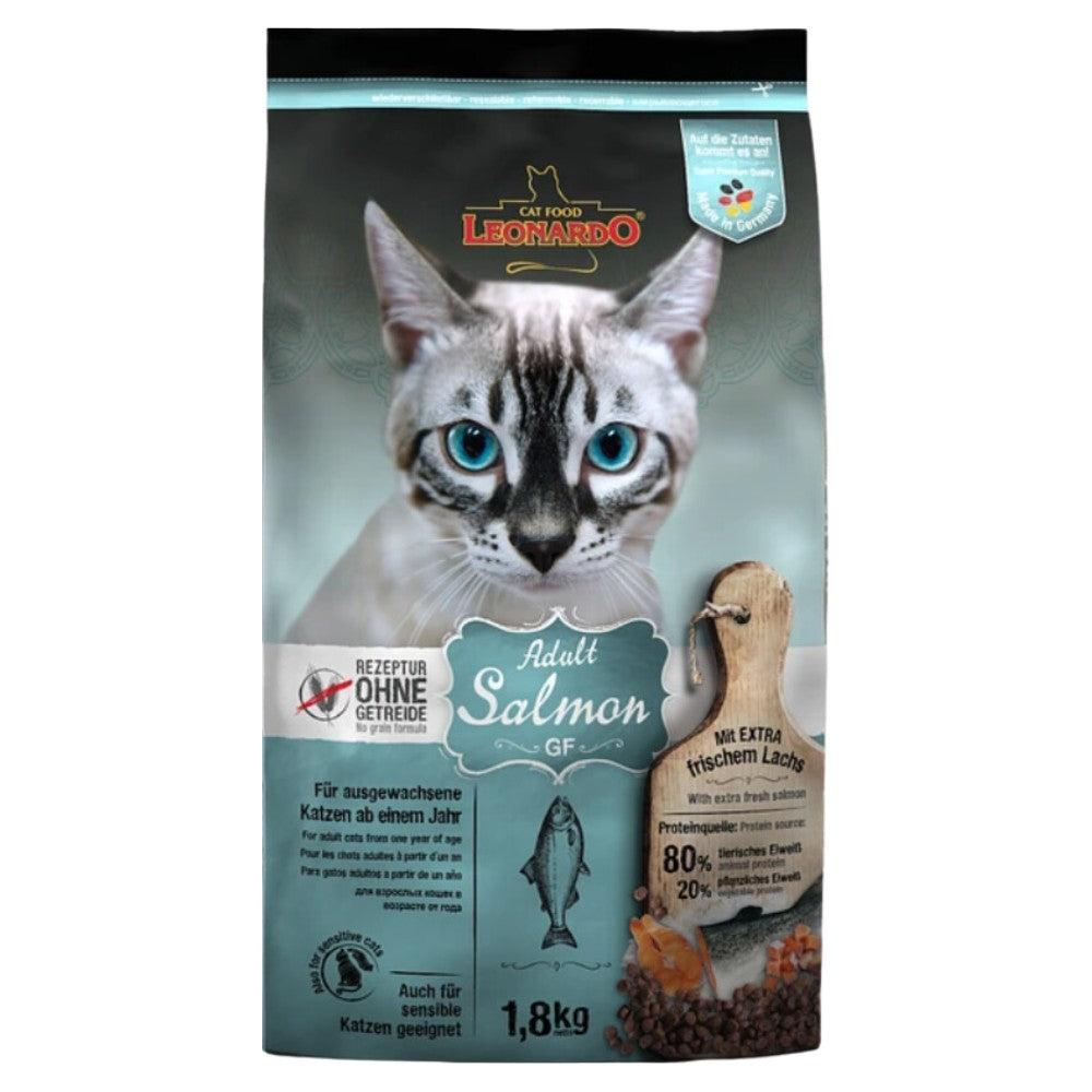 LEONARDO Adult Grain Free Salmón Gatos