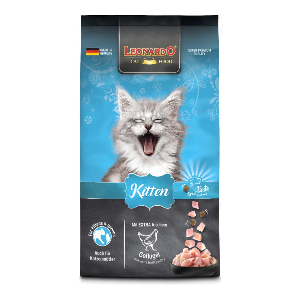 LEONARDO KITTEN - Alimento Húmedo Premium para Gatos Cachorros
