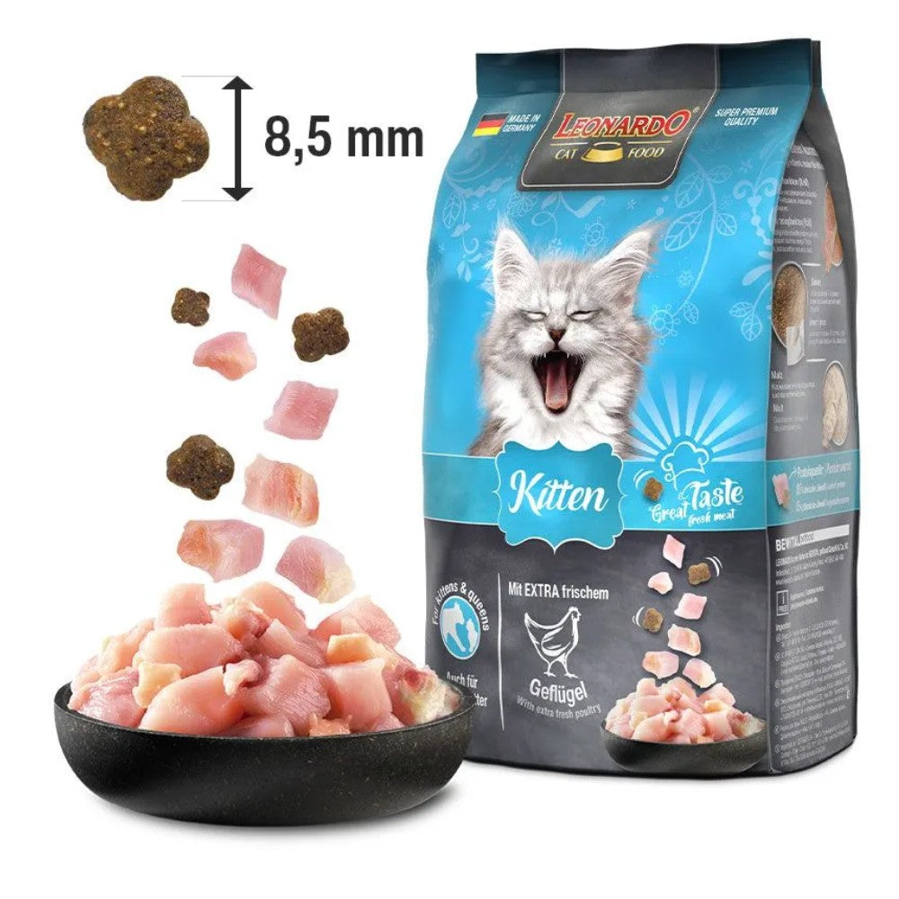 LEONARDO KITTEN - Alimento Húmedo Premium para Gatos Cachorros