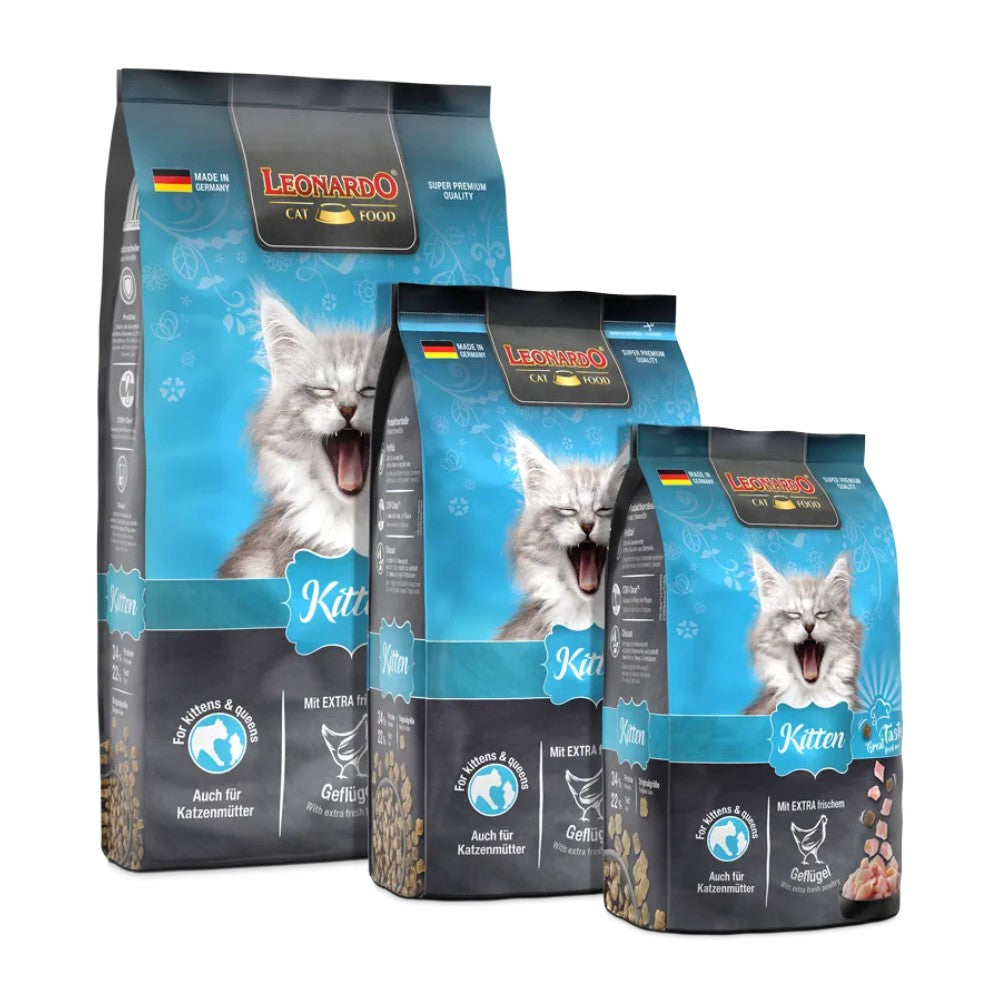 LEONARDO KITTEN - Alimento Húmedo Premium para Gatos Cachorros