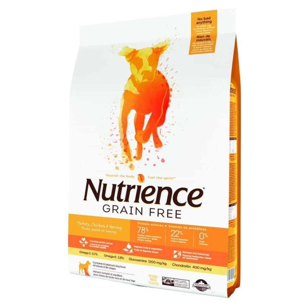 NUTRIENCE Grain Free Pavo Pollo Arenque Perros