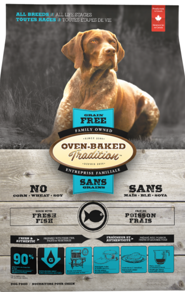 OVEN BAKED: TRADITION Grain Free All Breeds All Life Stages Pescado Perros