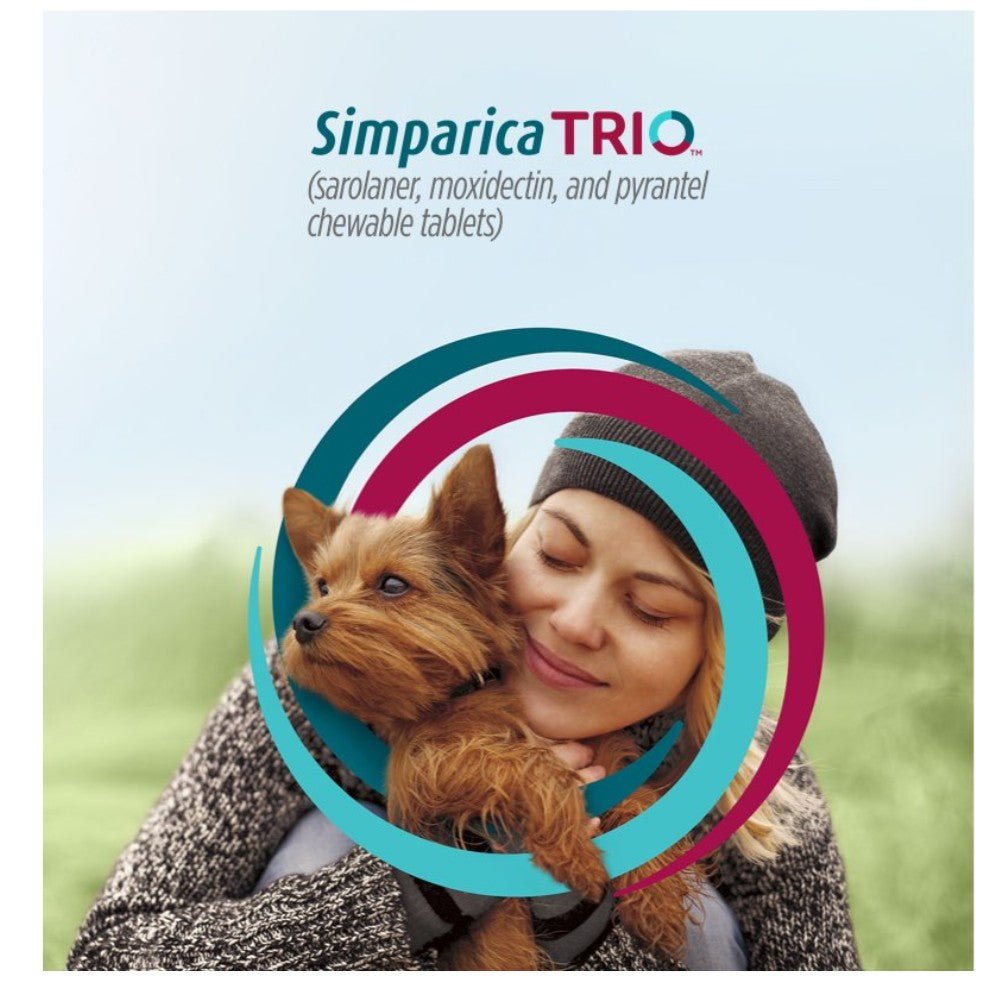SIMPARICA TRIO Perros Pequeños 2,5 a 5 KG
