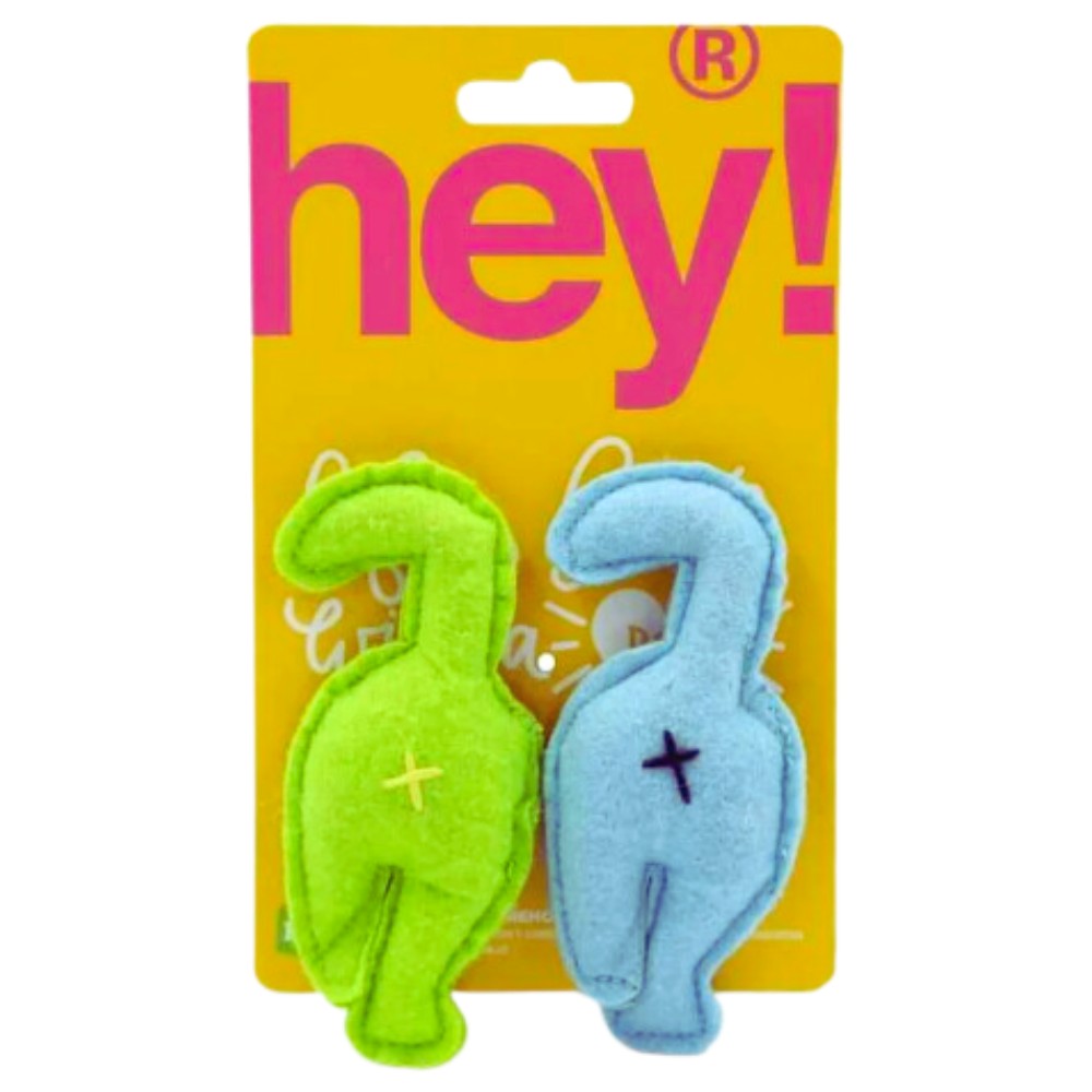 HEY! Juguete Cat ASS Con Hierba Gatera Set Gatos (Colores)