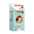 Bravecto antiparasitario para perros pequeños 4,5 a 10 kg, comprimido masticable para 1 mes e imagen de un perro Shetland.
