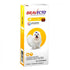 Bravecto Perros 2–4,5 kg antiparasitario masticable: Caja con logo Bravecto arriba un perro blanco al centro sobre un círculo amarillo y todo sobre un fondo blanco.