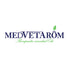 Logo de Medvetarom, creadores de Calmer, relajante para perros y adecuado también para gatos.