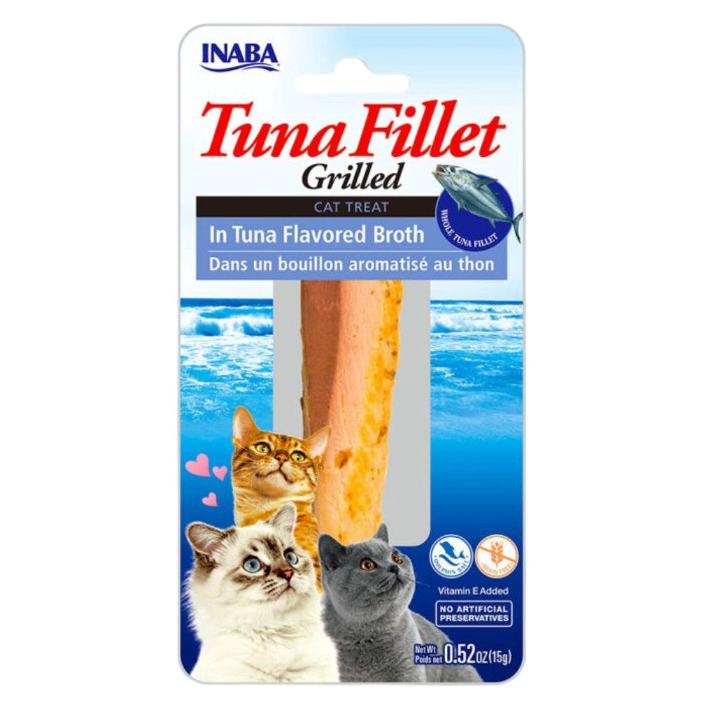 INABA Filete Grillado Pollo y Atún - Snack Húmedo Premium Gatos