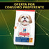 Oferta Outlet de bolsa de alimento Hill's Science Diet Adult 7+ Small Bites para perros senior sabor pollo con imagen de perro Shih Tzu