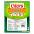 Reverso del empaque Churu para perros sabor pollo 8 tubos con lista de ingredientes naturales, análisis y detalle modo de uso