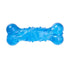 Juguete para perros SPOT Play Strong en forma de hueso azul texturizado, resistente para masticación intensa y con aroma a tocino